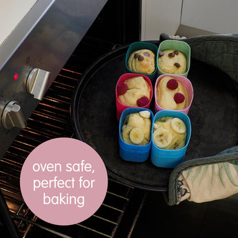B.Box Silicone Snack Cups Reusable Food Meal Prep Container