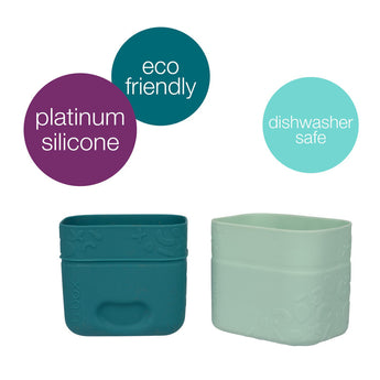 B.Box Silicone Snack Cups Reusable Food Meal Prep Container