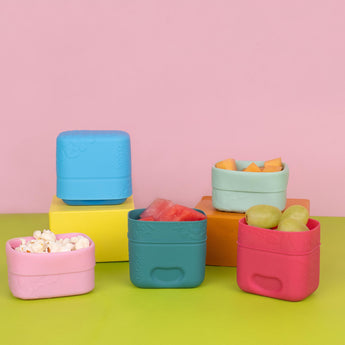 B.Box Silicone Snack Cups Reusable Food Meal Prep Container
