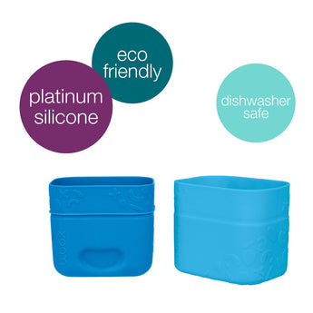 B.Box Silicone Snack Cups Reusable Food Meal Prep Container