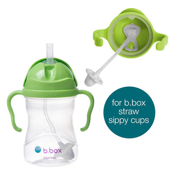 B.Box Sippy Cup Replacement Straw Pack: Includes 1 Replacement Straw with Weight, 1 Cleaning Brush, Fits b.box Sippy Cups