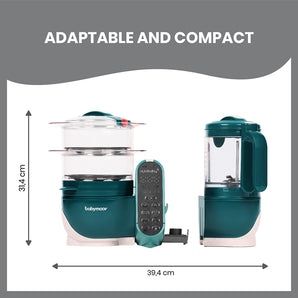 Babymoov Nutribaby+ 6 In 1 Food Processor Opal Green | Feeding
