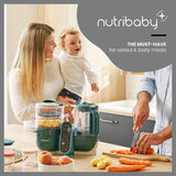 Babymoov Nutribaby+ 6 In 1 Food Processor Opal Green | Feeding