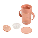 Beaba 360° Learning Cup | 2 In 1 Spout & Straw Transition Cup For Babies