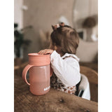 Beaba 360° Learning Cup | 2 In 1 Spout & Straw Transition Cup For Babies