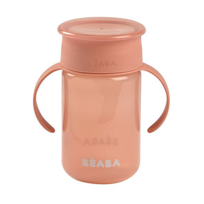 Beaba 360° Learning Cup | 2 In 1 Spout & Straw Transition Cup For Babies