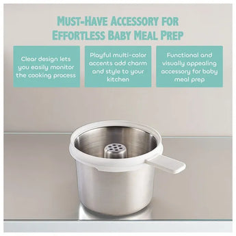 Beaba Babycook Neo Pasta Rice Basket Clear Multi Color | Food Maker