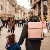 Beaba Oslo Changing Bag In Clay | Elegant & Practical Nappy Bag