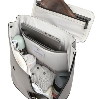 Beaba Oslo Changing Bag In Clay | Elegant & Practical Nappy Bag