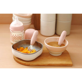 Beaba Set Of 2 Pre Cutlery Spoons Stainless Steel | Feeding