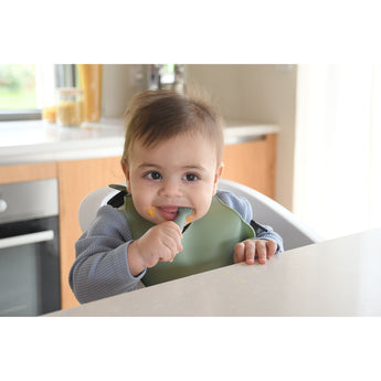 Beaba Set Of 2 Silicone Training Pre Spoons | Baby Feeding