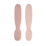 Beaba Set Of 2 Silicone Training Pre Spoons | Baby Feeding