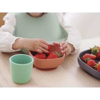Beaba Silicone Bib With Food Catcher | Baby Mealtime