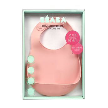 Beaba Silicone Bib With Food Catcher | Baby Mealtime