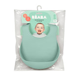Beaba Silicone Bib With Food Catcher | Baby Mealtime