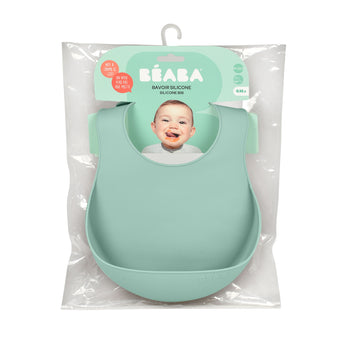 Beaba Silicone Bib With Food Catcher | Baby Mealtime