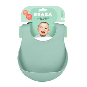 Beaba Silicone Bib With Food Catcher | Baby Mealtime