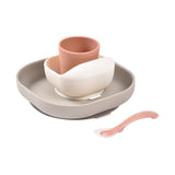 Beaba Silicone Meal Set 4 Pcs Baby Feeding Essentials