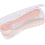 Beaba Silicone Spoons Set Of 2 With Case | Feeding