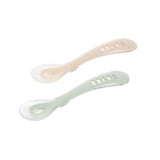 Beaba Silicone Spoons Set Of 2 With Case | Feeding