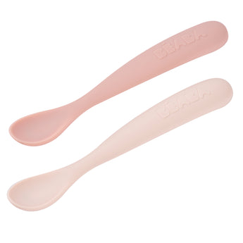 Beaba Silicone Spoons Set Of 2 With Case | Feeding