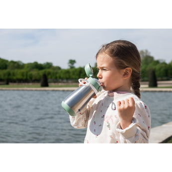 Beaba Stainless Steel Bottle 350ml With Handle | Kids Hydration