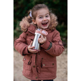 Beaba Stainless Steel Bottle 350ml With Handle | Kids Hydration