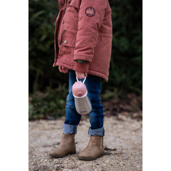 Beaba Stainless Steel Bottle 350ml With Handle | Kids Hydration