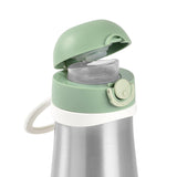 Beaba Stainless Steel Bottle 350ml With Handle | Kids Hydration