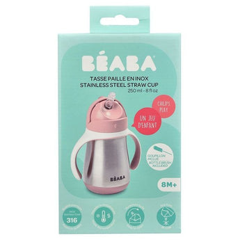 Beaba Stainless Steel Straw Cup | Eco Friendly Training Cup