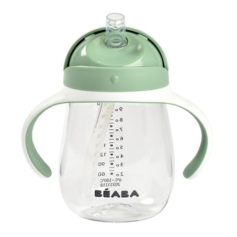 Beaba Straw Cup With Integrated Silicone Straw | Kids Hydration