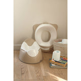 Beaba Toilet Seat Clay | Comfort Contoured Potty Training Reducer