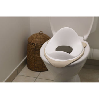 Beaba Toilet Seat Clay | Comfort Contoured Potty Training Reducer