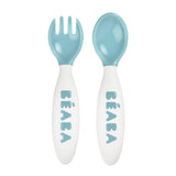 Beaba Training Fork And Spoon Set 2nd Stage | Toddler Cutlery