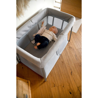 Beaba Travel Cot Pebble | Portable Baby Bed