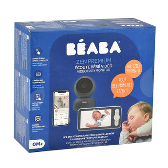 Beaba Zen Premium V2 Smart Video Baby Monitor | 360° Rotation Camera