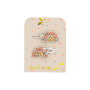 Chic Handmade Rainbow Hair Clips – Vibrant & Eco Friendly