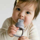 Bibs Baby Feeder With 2 Nipples Sage | Weaning & Gum Soothing Feeder
