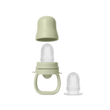 Bibs Baby Feeder With 2 Nipples Sage | Weaning & Gum Soothing Feeder