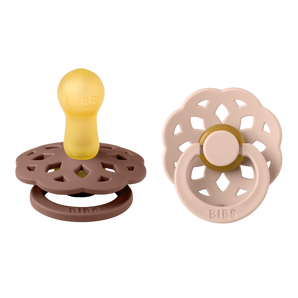 Bibs Boheme Natural Rubber Latex Pacifiers 2 Pack | Soother
