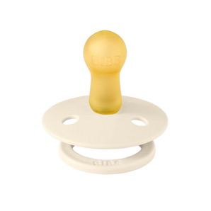 Bibs Colour 2 Pack Pacifier Latex | Ivory/Blush Iconic Dummy