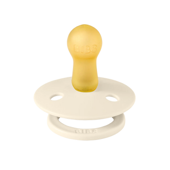 Bibs Colour 2 Pack Pacifier Latex | Ivory/Blush Iconic Dummy