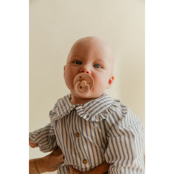 Bibs Colour 2 Pack Pacifier Latex | Ivory/Blush Iconic Dummy