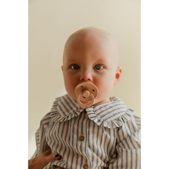 Bibs Colour 2 Pack Pacifier Latex | Ivory/Blush Iconic Dummy