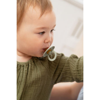 Bibs Colour 2 Pack Pacifier Latex | Ivory/Blush Iconic Dummy