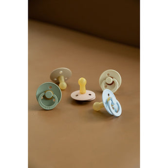 Bibs Colour 2 Pack Pacifier Latex | Ivory/Blush Iconic Dummy