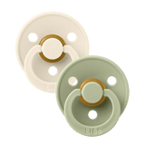 Bibs Colour Anatomical Latex Pacifier 2 Pack | Baby Soother