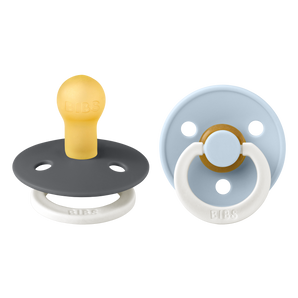 Bibs Colour Latex Glow Pacifiers 2 Pack | Night Soother