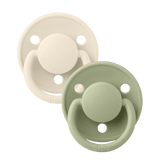 Bibs De Lux Silicone Pacifiers 2 Pack | Premium Soother