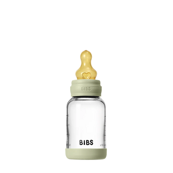 Bibs Glass Baby Bottle 120ml Slow Flow 2 Pack | Feeding